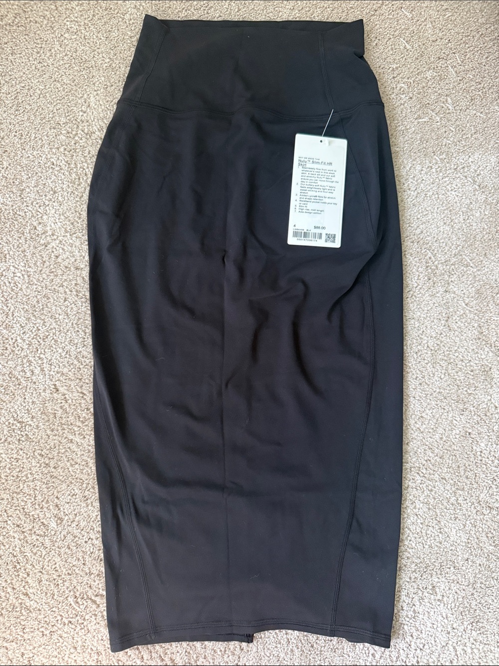 lululemon athletica Nulu Slim Fit High Rise Skirt